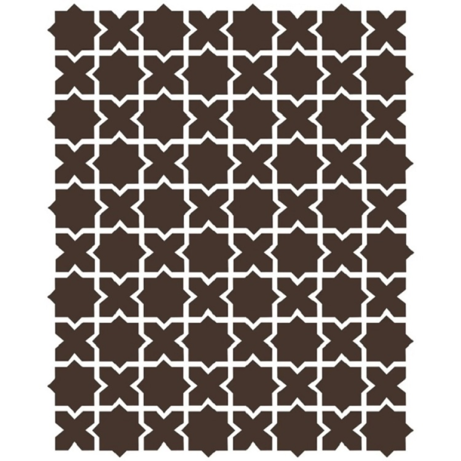 Etruria Керамогранит Xxs Zelije 5 Su Rete Monocolore Stella Moro / X Moro