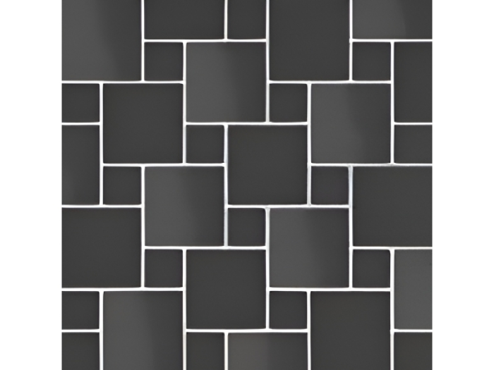 На изображении товар Micro. Керамогранит Microtiles Oddfellow Mix Glaze Black 30,1x30,1 от официального представителя в Москве