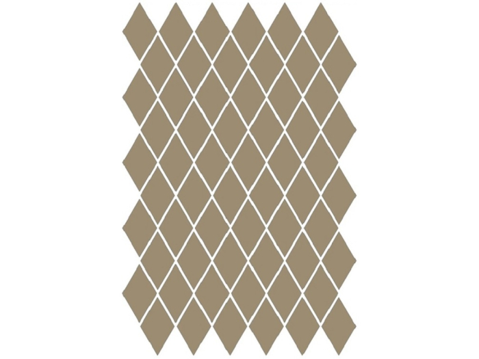 На изображении товар Etruria Керамогранит Xxs Rombo 4X7 Su Rete Monocolore Tortora от официального представителя в Москве