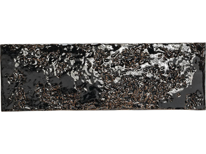 На изображении товар Mutina Керамическая плитка Chamotte Mono Nera 7,5x21,3 от официального представителя в Москве