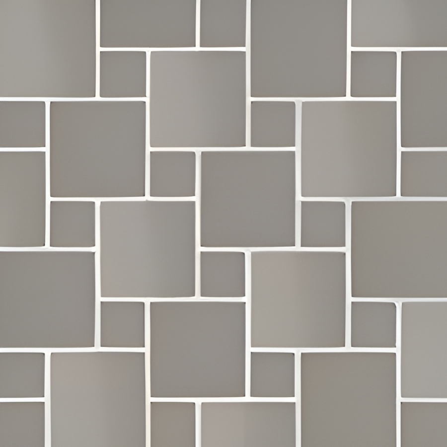 Micro. Керамогранит Microtiles Oddfellow Mix Glaze Grey 30,1x30,1