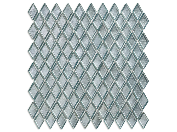 На изображении товар Sicis Стеклянная мозаика Diamond ITEM H1 Scotia chips size 23х40 mm sheet size 229x272 mm от официального представителя в Москве