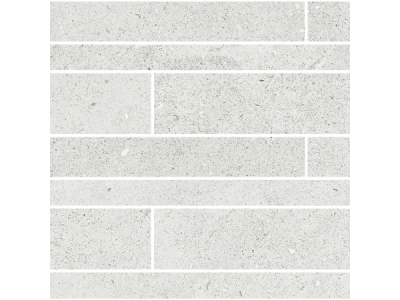 На изображении товар TerratintaCeramics Мозаика, керамогранит Lagom Matt White Brick Wall Mosaic 30x60 / 9.5 от официального представителя в Москве