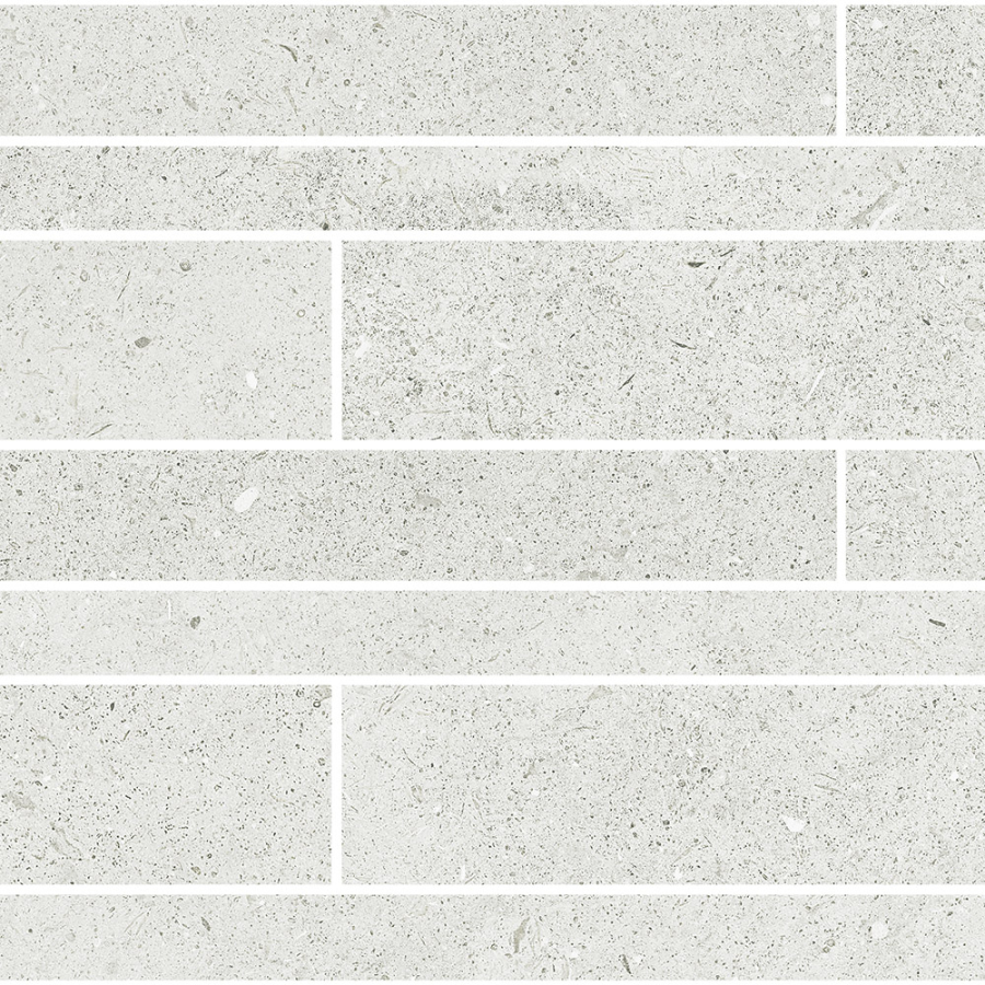 TerratintaCeramics Мозаика, керамогранит Lagom Matt White Brick Wall Mosaic 30x60 / 9.5