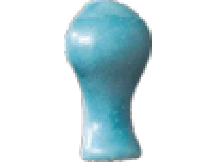 На изображении товар CERAMICHE GRAZIA Угловой элемент AMARCORD ANGOLO BORDURA 3,5X2 DARK PAVONE MAT от официального представителя в Москве