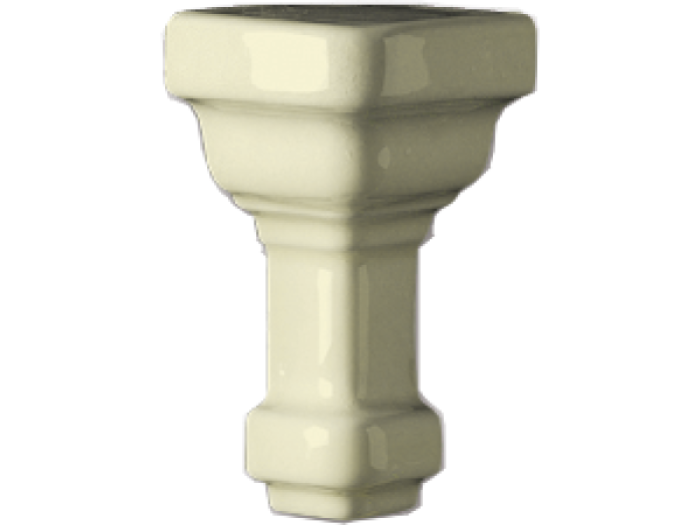 На изображении товар CERAMICHE GRAZIA Угловой элемент ESSENZE ANGOLO ESTERNO PARETE CAPITELLO FELCE CRAQUELE от официального представителя в Москве