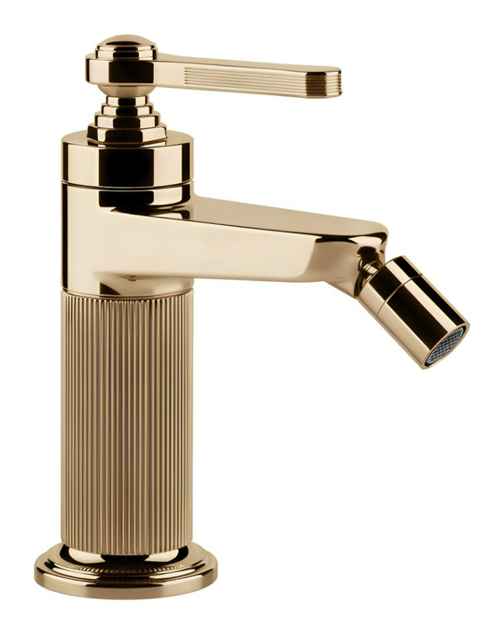 Смеситель для биде Gessi Venti20, с донным клапаном, цвет Warm Bronze PVD