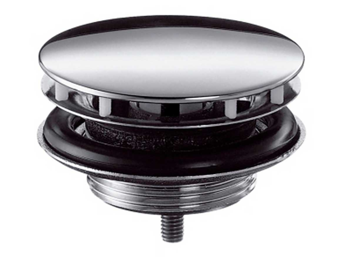 На изображении товар Донный клапан Hansgrohe, сливной набор для раковины без перелива, незапираемый, спец. цвет никель матовый от официального представителя в Москве