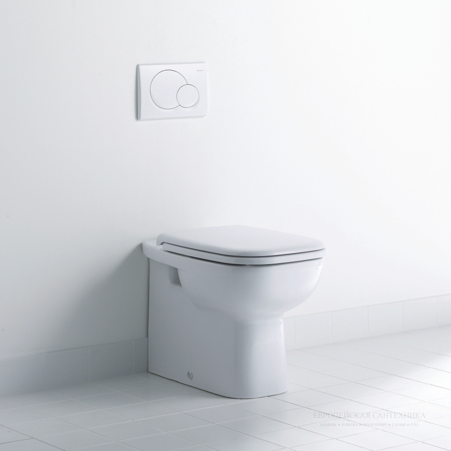 Унитаз напольный Duravit D-Code, 560 х 355 мм, для независимого подключения воды, цвет белый - изображение 1