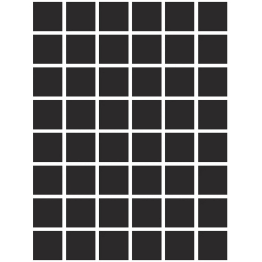 Etruria Керамогранит Xxs Quadrato 5X5 Su Rete Monocolore Nero