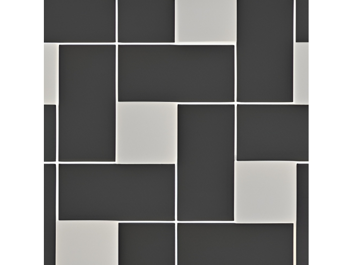 На изображении товар Micro. Керамогранит Microtiles Spiral Mix Dust/Black 33,7x33,7 от официального представителя в Москве