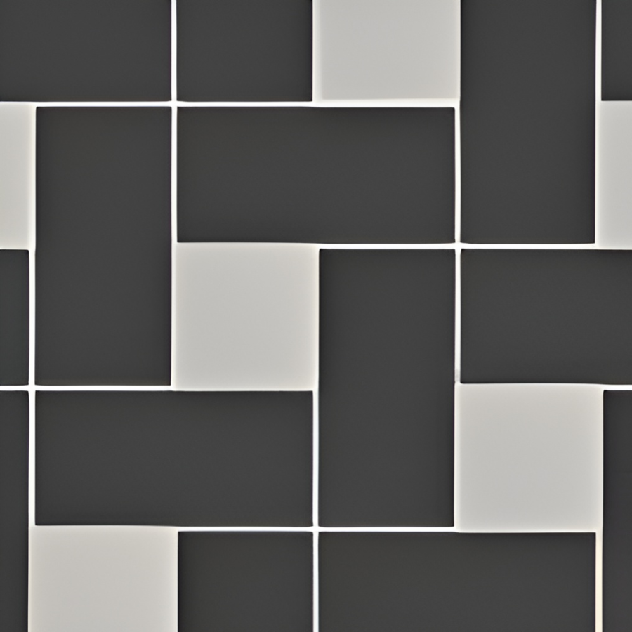 Micro. Керамогранит Microtiles Spiral Mix Dust/Black 33,7x33,7