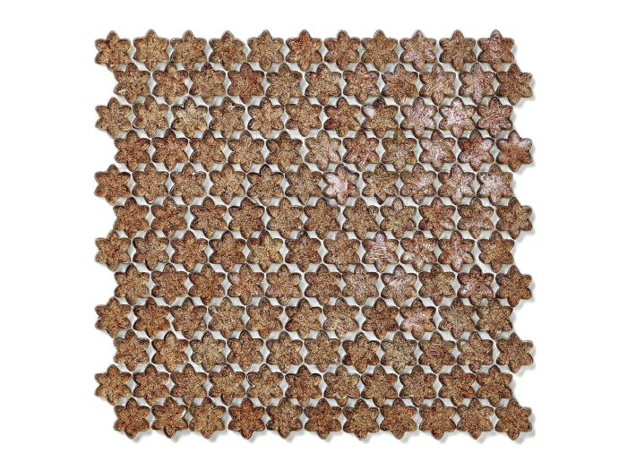 На изображении товар Sicis Смальтовая мозаика Petites Fleurs F29 Stapelia sheet-size 316x293 mm от официального представителя в Москве