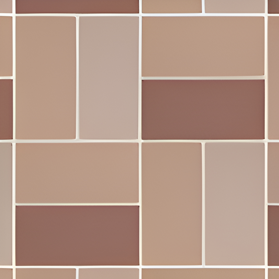 Micro. Керамогранит Microtiles Basket Mix Terracotta/Cotto/Klinker 40,2x40,2