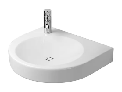 Раковина Duravit Architec Vital Med подвесная, 575х520 мм, с отверстием для смесителя слева, цвет белый