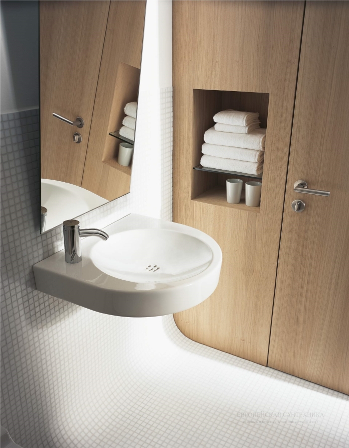 Раковина Duravit Architec Vital Med подвесная, 575х520 мм, с отверстием для смесителя слева, цвет белый - изображение 1