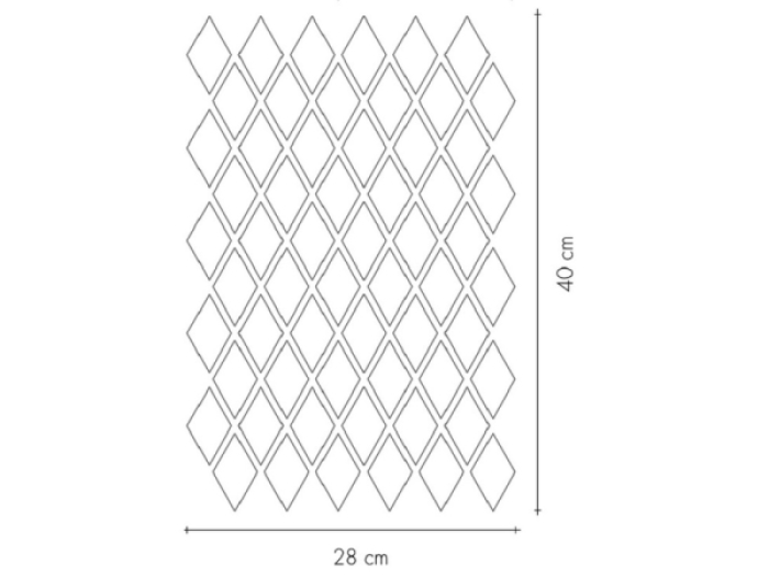 На изображении товар Etruria Керамогранит Xxs Rombo 4X7 Su Rete A Due Colori Avorio / Tabacco от официального представителя в Москве