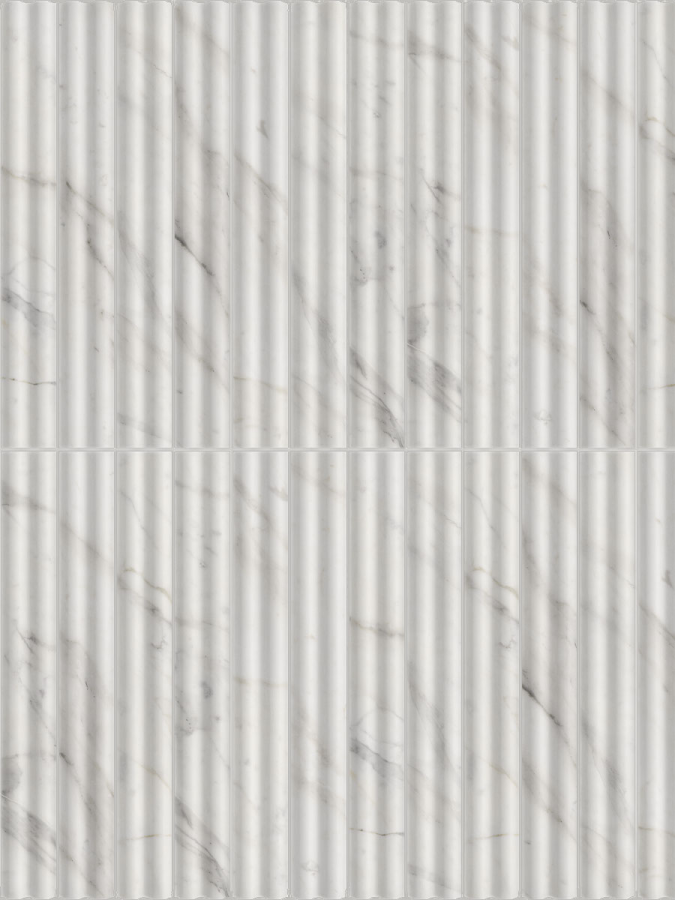 Sartoria Керамическая плитка Maximalista White Roman Regular Matt 5x40 - изображение 1