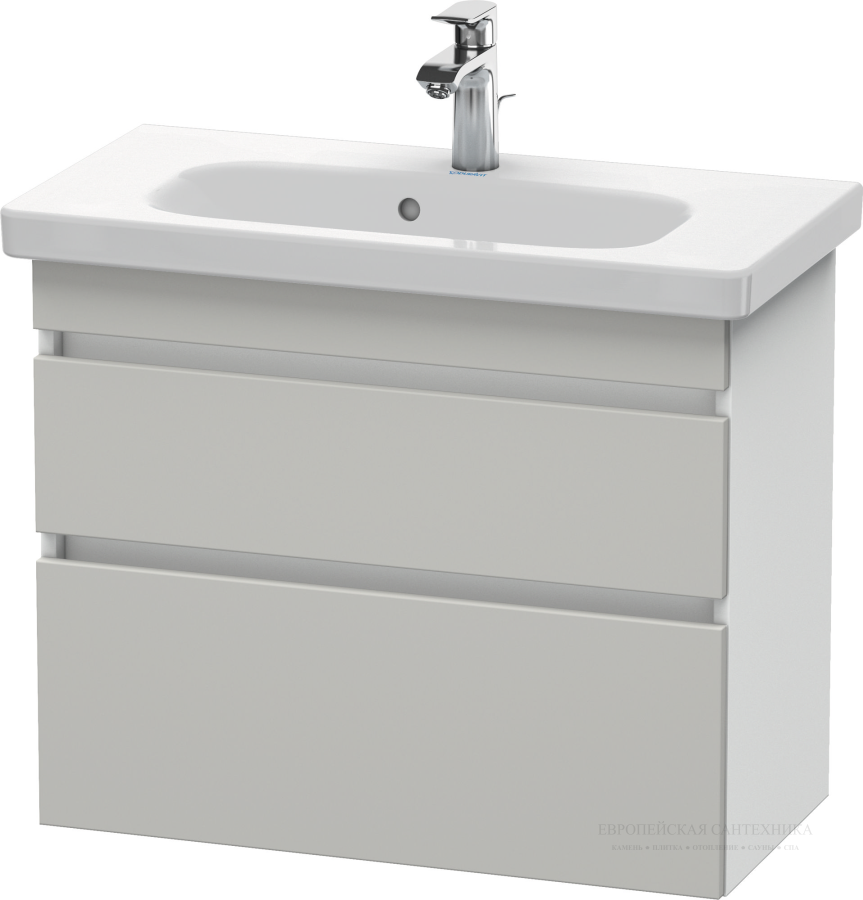 Раковина Duravit DuraStyle компакт для мебели, 785х400 мм, с переливом, с 3 отверстиями под смеситель, цвет белый - изображение 7