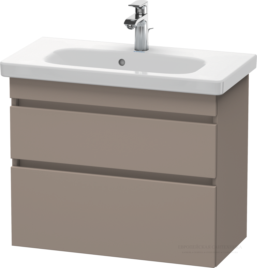 Раковина Duravit DuraStyle компакт для мебели, 785х400 мм, с переливом, с 3 отверстиями под смеситель, цвет белый - изображение 8