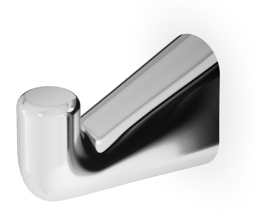 Крючок для ванной Zucchetti Medameda, настенный, цвет хром