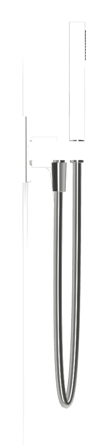 Смеситель для душа Carlo Frattini Fit, на 2 потребителя, с ручным душем, держателем, переключателем, шлангом хромалюкс 1500 мм, внешняя часть, цвет хром - изображение 2