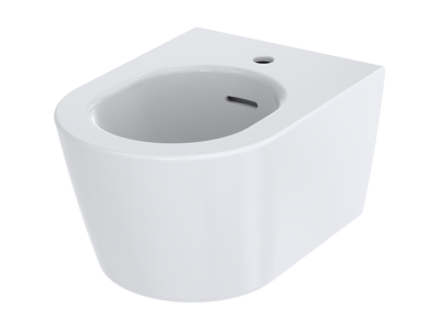 Биде Toto RP 380x540x290 мм подвесное, с отверстием под смеситель, с переливом, керамика, цвет белый