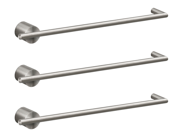 На изображении товар Полотенцесушитель CeaDesign Equilibrio, электрический, 3 перекладины, цвет сатинированная бронза от официального представителя в Москве