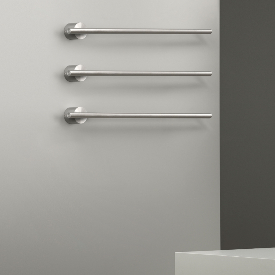 Полотенцесушитель CeaDesign Equilibrio, электрический, 3 перекладины, цвет сатинированная бронза - изображение 2