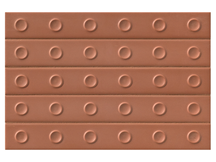 На изображении товар Mutina Керамическая плитка Punto Matt Down Red 21X31,5 от официального представителя в Москве