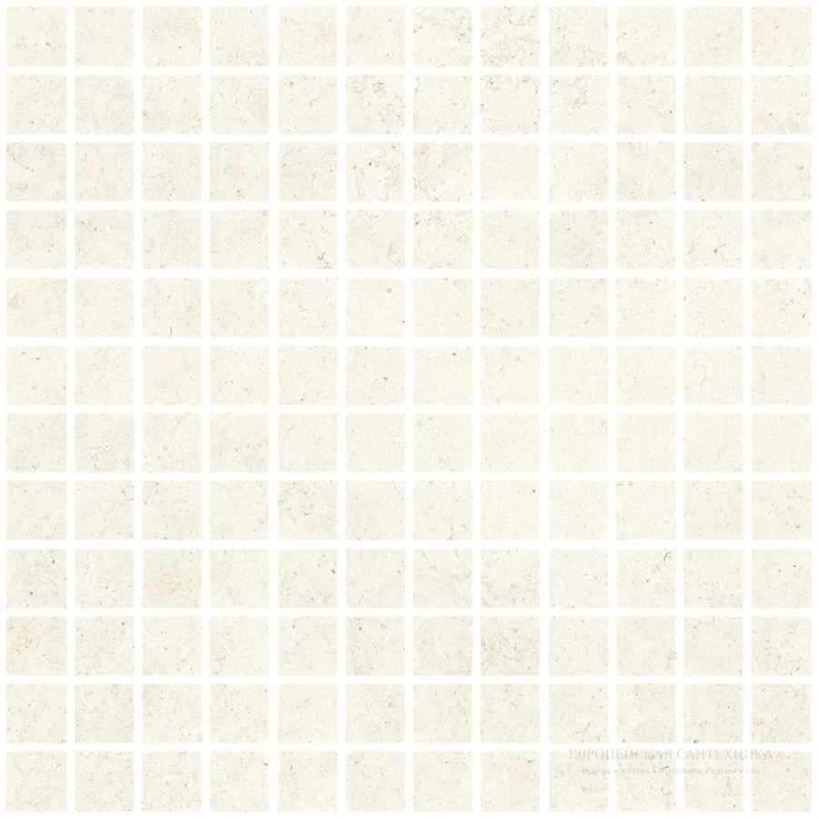 Living Ceramics Керамогранит Bera&Beren White Mosaic 25 Bush hammered 29,8x29,8