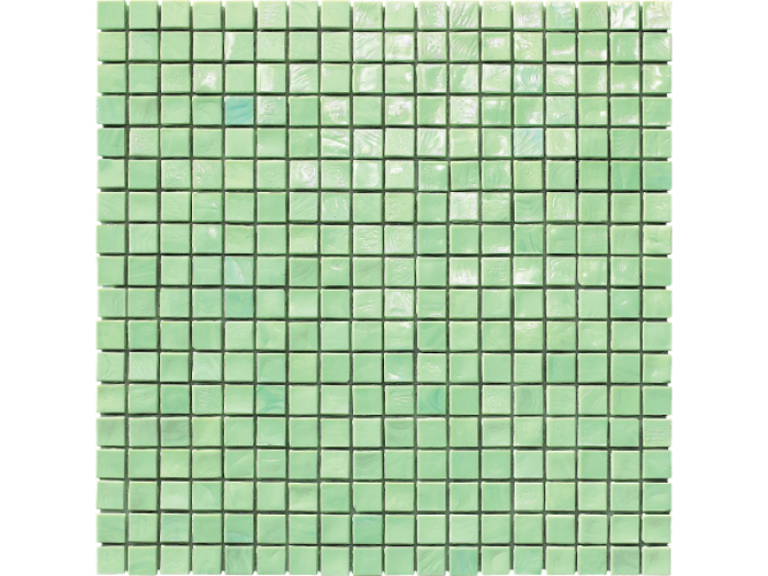 На изображении товар Sicis Стеклянная мозаика Murano Smalto Emerald 1 chips size 10x10 mm sheet-size 295x295 mm от официального представителя в Москве