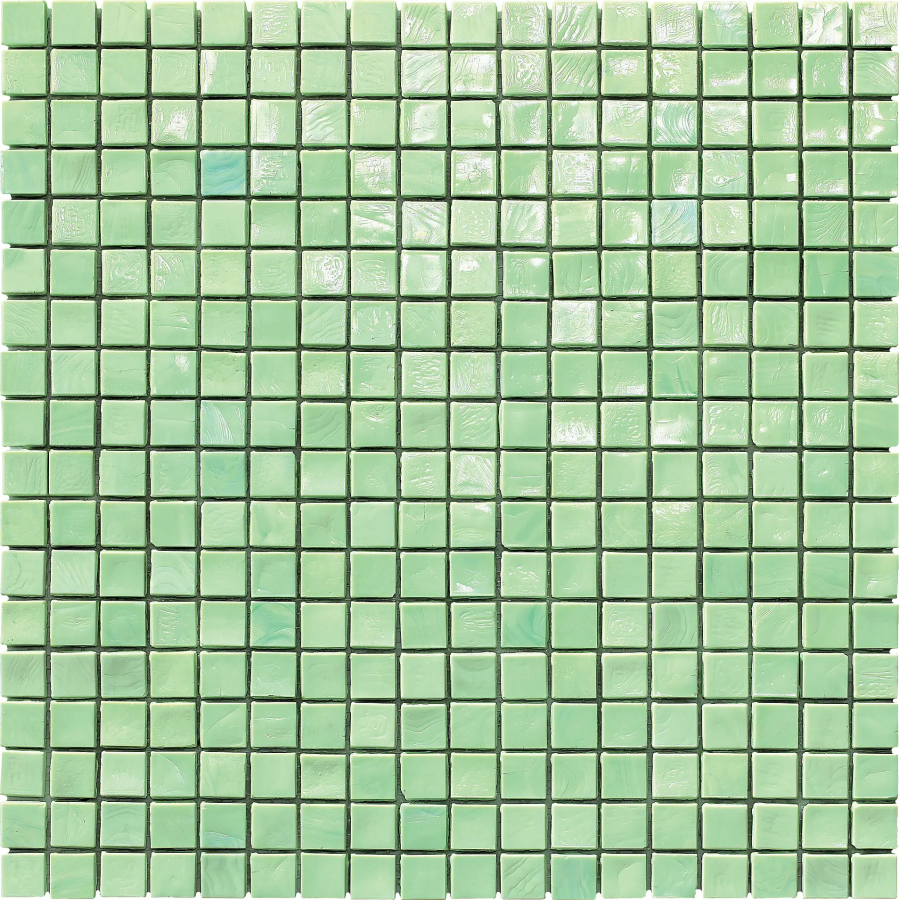 Sicis Стеклянная мозаика Murano Smalto Emerald 1 chips size 10x10 mm sheet-size 295x295 mm