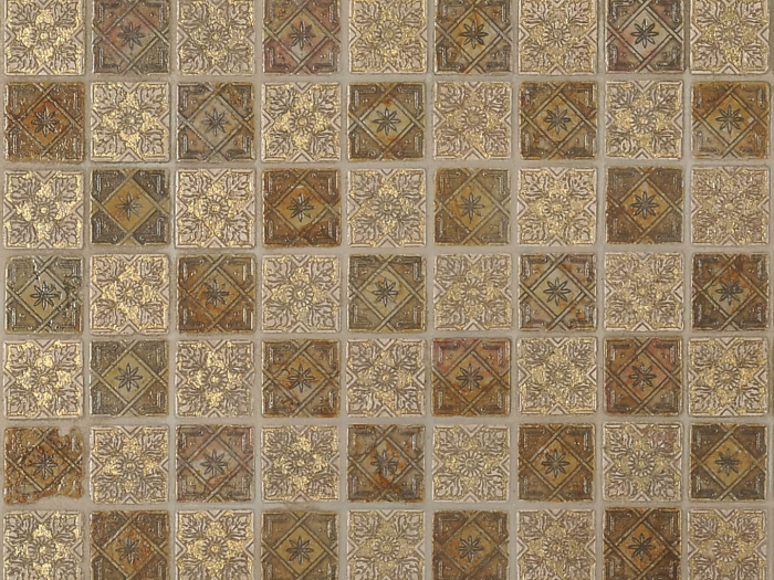На изображении товар Akros Venezia Камень Decorative Art I Mosaici Ercolano Travertino Classico Giallo Reale Gold 30,5X30,5X1 от официального представителя в Москве