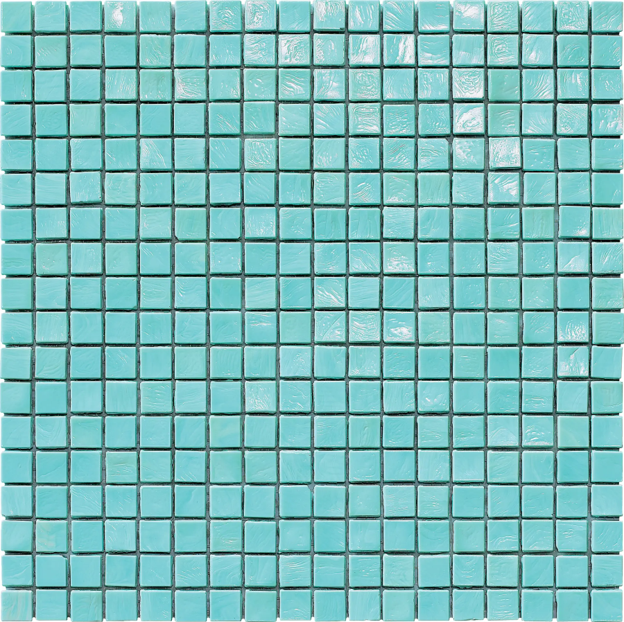 Sicis Стеклянная мозаика Murano Smalto Aquamarine 2 chips size 10x10 mm sheet-size 295x295 mm