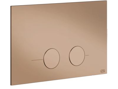 Клавиши смыва Gessi, для унитаза, к инсталляции TECE (TECEProfil, TECEBox), цвет Copper PVD