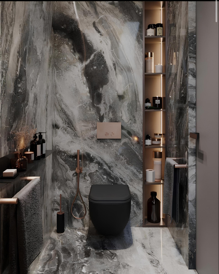 Клавиши смыва Gessi, для унитаза, к инсталляции TECE (TECEProfil, TECEBox), цвет Copper PVD - изображение 2