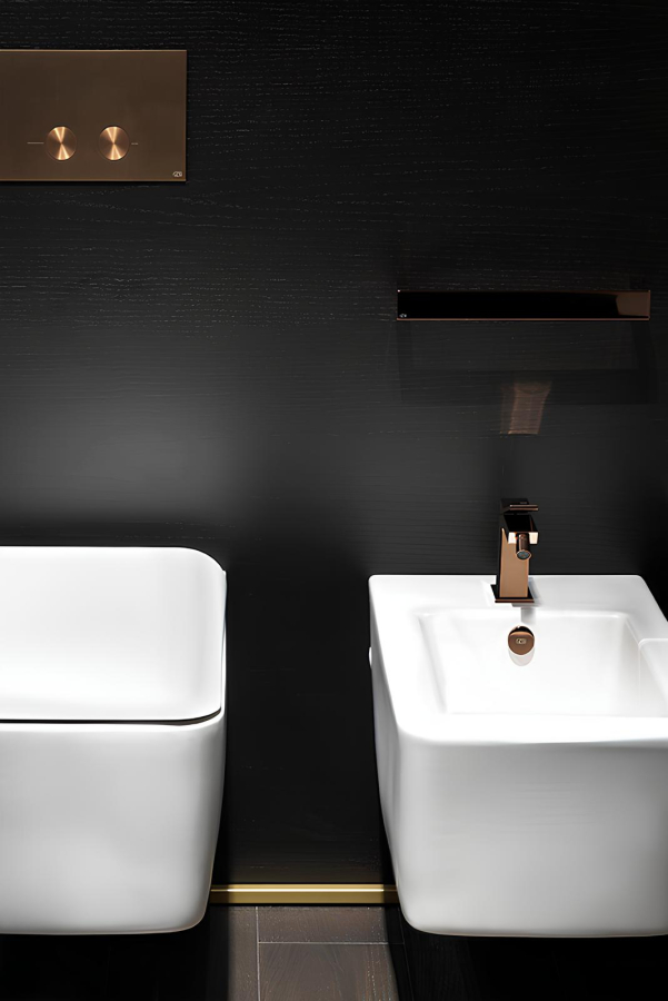 Клавиши смыва Gessi, для унитаза, к инсталляции TECE (TECEProfil, TECEBox), цвет Copper PVD - изображение 1