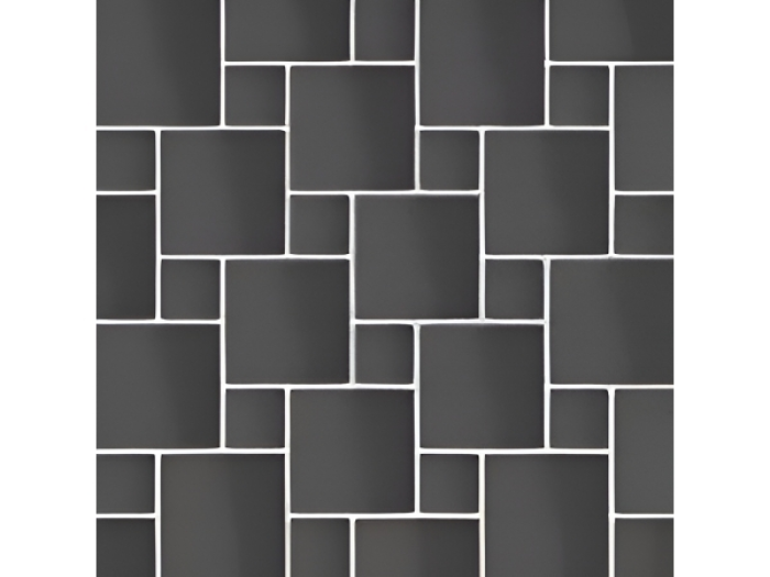 На изображении товар Micro. Керамогранит Microtiles Oddfellow Glaze Black 30,1x30,1 от официального представителя в Москве