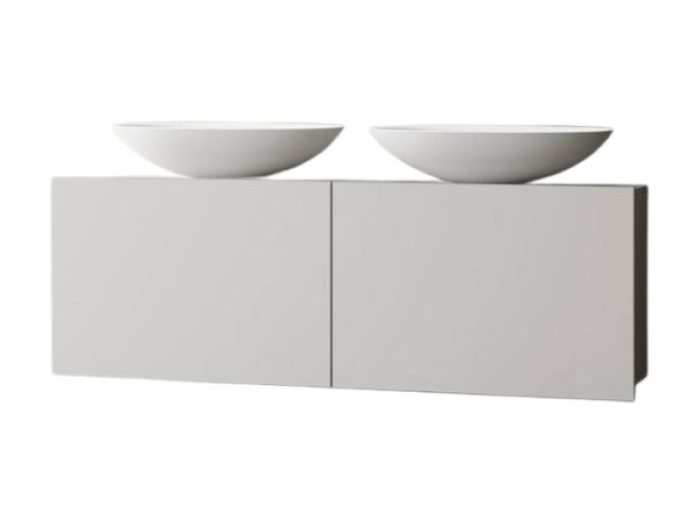 На изображении товар База под раковину Antonio Lupi Nemesis, 108 x 49 x 50 см, цвет белый от официального представителя в Москве