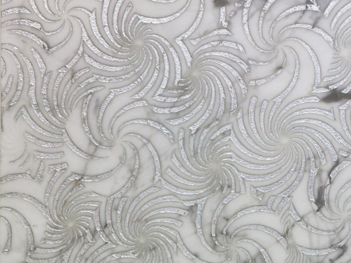 На изображении товар Akros Venezia Камень Dogma Light Ironia Т Bianco Carrara Silver 30,5x30,5x1 от официального представителя в Москве