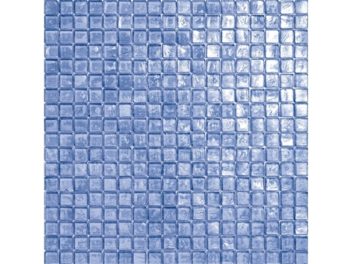На изображении товар Sicis Стеклянная мозаика Waterglass Caribbean 08 chips size 15х15 mm sheet size 295x295 mm от официального представителя в Москве