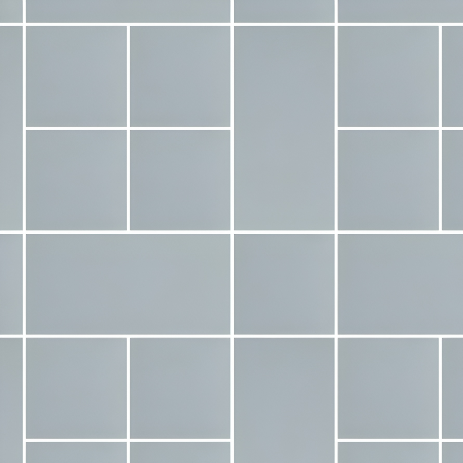 Micro. Керамогранит Microtiles Plaid Azure 30,1x30,1