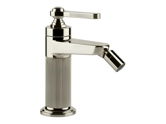 На изображении товар Смеситель для биде Gessi Venti20, с донным клапаном, цвет Nickel PVD от официального представителя в Москве