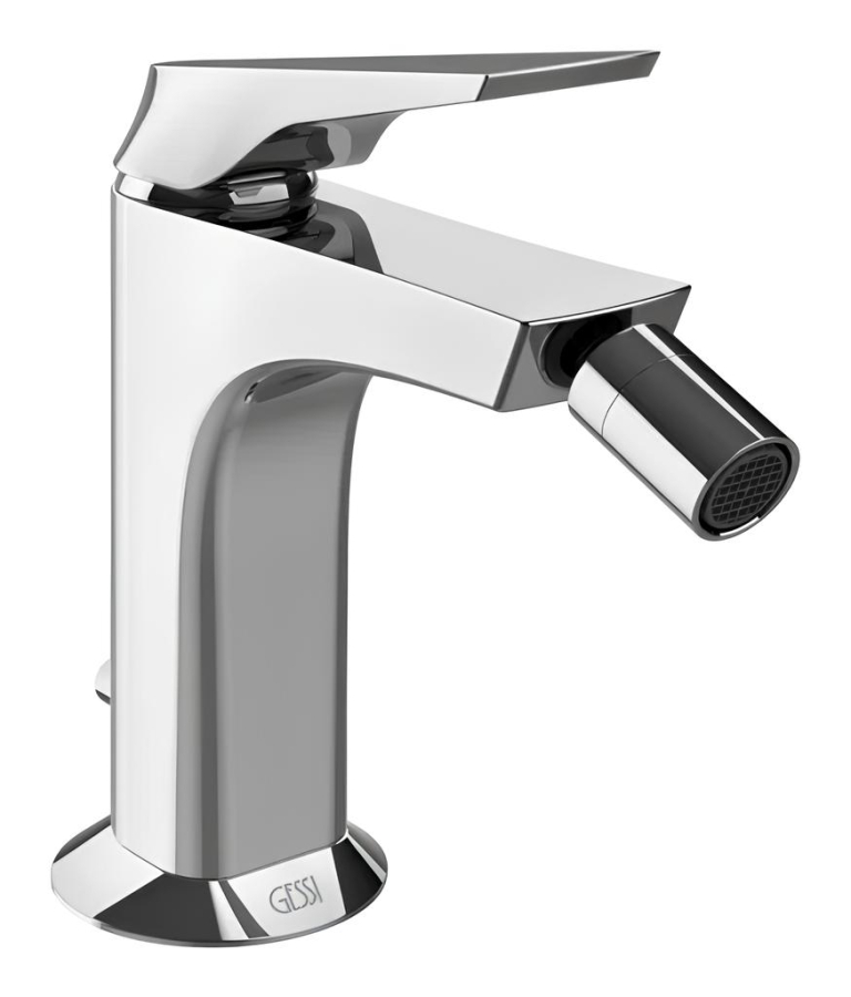 Смеситель для биде Gessi Ventaglio, однорычажный, с донным клапаном, цвет Chrome