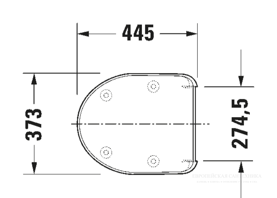 Сиденье с крышкой Duravit Architec для унитаза, Soft-Close, цвет белый - изображение 4