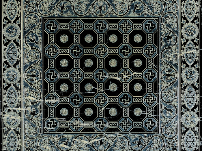 На изображении товар Akros Venezia Камень Axioma Peripetia Old Nero Marquinia 40x40x1 от официального представителя в Москве