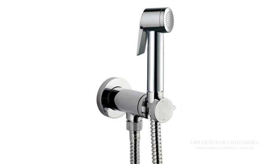 Гигиенический комплект Bossini Paloma Flat Mixer Set, с прогрессивным смесителем, цвет хром