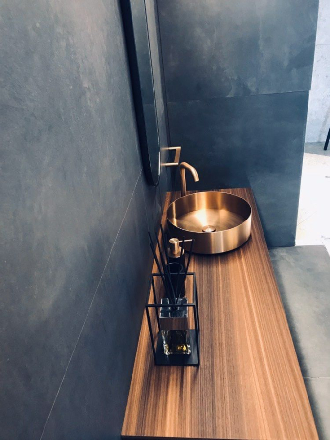Дозатор Gessi316, настольный, цвет Black/Brushed Brass PVD - изображение 2