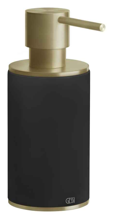 Дозатор Gessi316, настольный, цвет Black/Brushed Brass PVD
